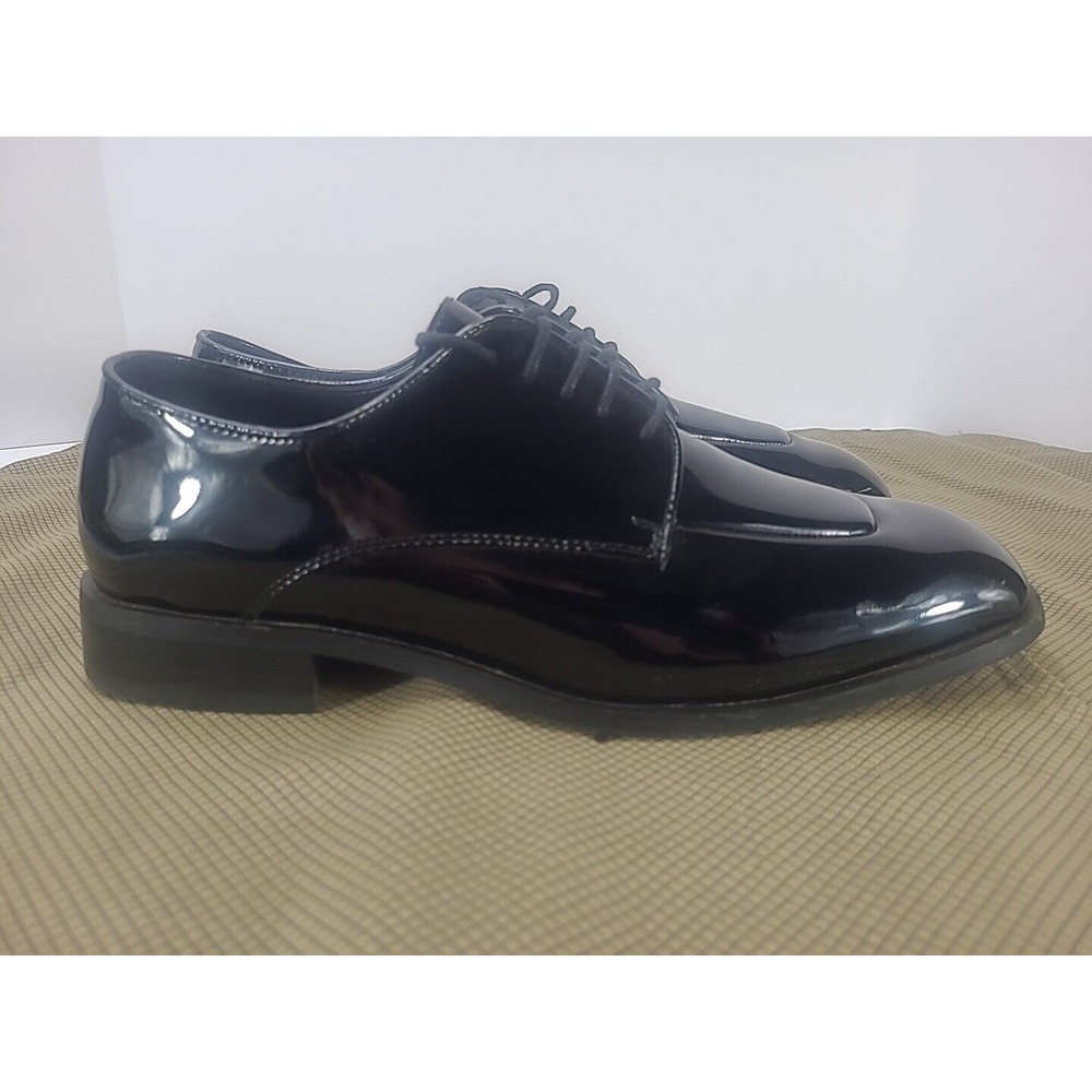 Jims Formal Wear Dress Shoes Mens 13M Oxford‎ Black Square Toe Prom Wedding